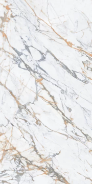 Calacatta Macchia Matte Kalesinterflex Porcelain Slab 162x323 by Kale - view 3