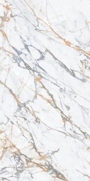 Calacatta Macchia Matte Kalesinterflex Porcelain Slab 162x323 by Kale - view 4