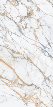 Calacatta Macchia Matte Kalesinterflex Porcelain Slab 162x323 by Kale - view 6