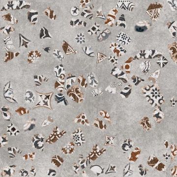 Cement Mosaic Matte Porcelain Tile by Kale - view 2