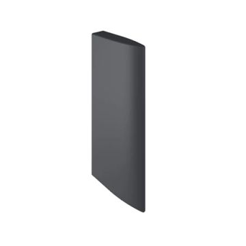 Flat Urinal Seperator Matte Anthracite Grey 80X36 by Kale - view 2