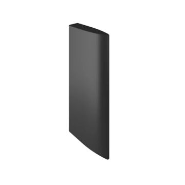 Flat Urinal Seperator Matte Black 80X36 by Kale - view 2