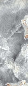 Galleria Vittorio Grey Polished Wall Tile 40x120 by Kale - view 3