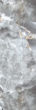 Galleria Vittorio Grey Polished Wall Tile 40x120 by Kale - view 4