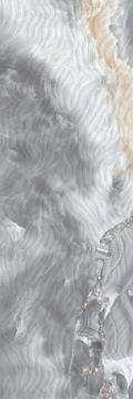 Galleria Vittorio Grey Polished Wall Tile 40x120 by Kale - view 2