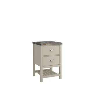 Grandhome Side Cabinet Matte Sage Green Asteroid 55 Cm Matte Chrome Handle by Kale - view 2