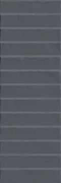 Intonaco Matte Anthracite Decor 10x30 by Kale - view 2