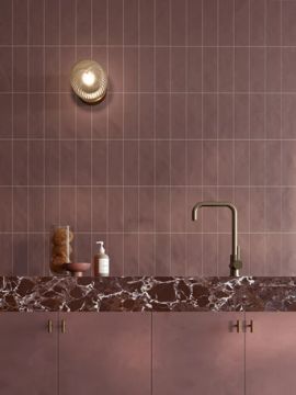 Intonaco Matte Coral Decor 10x30 by Kale - view 3