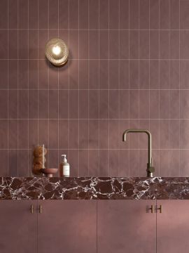 Intonaco Matte Coral Decor 10x30 by Kale - view 4