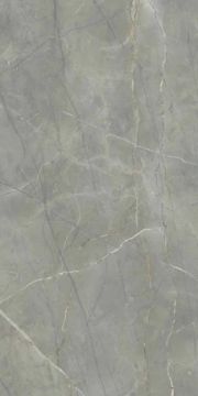 Luna Glossy Grey Wall Tile 40x80 by Kale - view 7