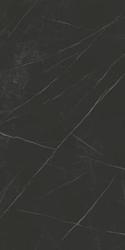 Pietra Nero Glossy Kalesinterflex Porcelain Slab 162x323 by Kale - view 2