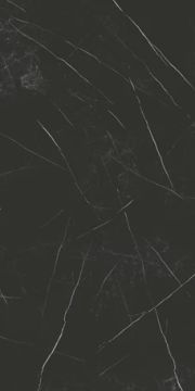 Pietra Nero Glossy Kalesinterflex Porcelain Slab 162x323 by Kale - view 5