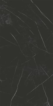 Pietra Nero Polished Kalesinterflex Porcelain Slab 162X323 by Kale - view 6