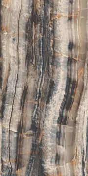 Royal Marbles Polished Onyx Rainbow Dark Porcelain Tile 60x120 by Kale - view 3