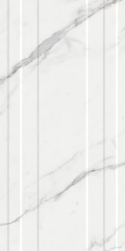 Sandra Glossy White Çizgili Decor 40x80 by Kale - view 3