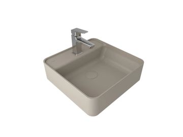 Smartedge Square Washbasin Matte Mink 45X45 Cm by Kale - view 6