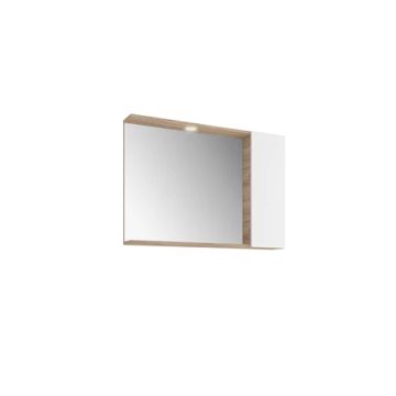 Trevi White Oak With Half Cabinet Mirror 100 Cm by Kale - view 2