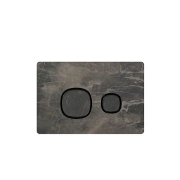 Uniq Concealed Cistern Panel Mocha Perla Matte Black by Kale - view 2