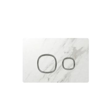 Uniq Concealed Cistern Panel Pallisandro Chrome by Kale - view 4