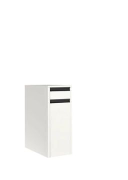 Vista Laundry Basket Cabinet Matte White 35 Cm by Kale - view 3
