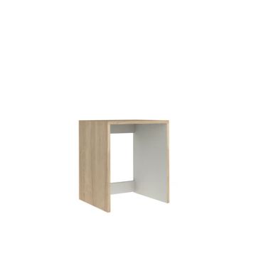Vista Wash Machine Without Door Cabinet Dark Oak 76 Cm by Kale - view 2