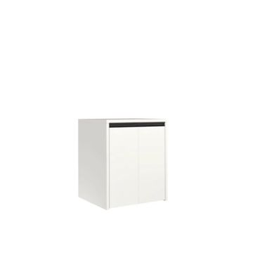 Vista Wash Machine Cabinet Matte White 76 Cm by Kale - view 2