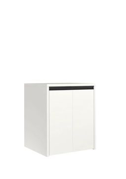Vista Wash Machine Cabinet Matte White 76 Cm by Kale - view 3