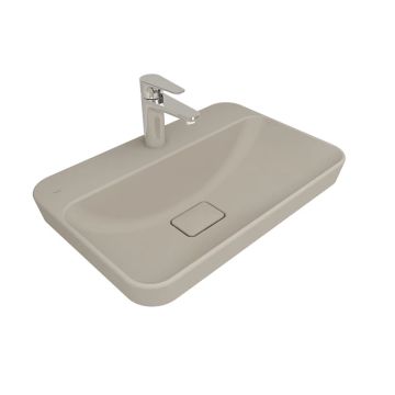 Zero 2.0 Semi Recessed Rectangular Washbasin Matte Mink 60X40 Cm by Kale - view 6