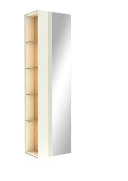 Zero 2.0 Tall Cabinet White/Oak 50 Cm by Kale - view 2