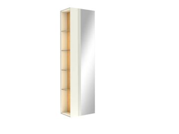 Zero 2.0 Tall Cabinet White/Oak 50 Cm by Kale - view 4