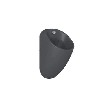 Zero 2.0 Photocell Nozzle Integrated Back Water Inlet Urinal Matte Anthracite Grey by Kale - view 2