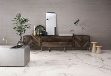 ELEMENTS LUX SILVER GREY - Indoor porcelain stoneware wall/floor tiles by CERAMICHE KEOPE