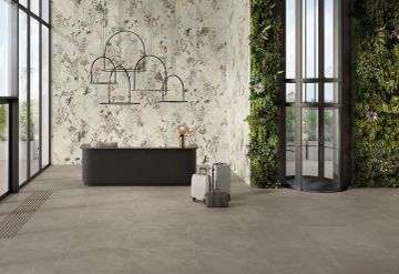 DISTRICT GREY - Porcelain stoneware wall/floor tiles with concrete effect by CERAMICHE KEOPE
