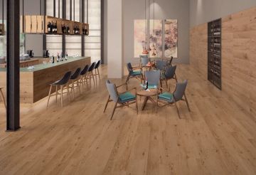 EVOKE IVORY - Ecological frost proof wall/floor tiles with wood effect by CERAMICHE KEOPE - view 4