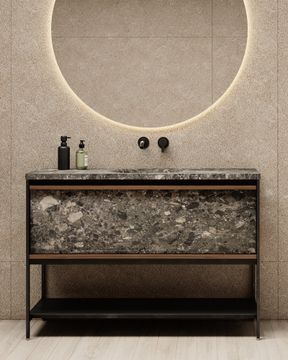 Nordic Stand-Alone Metal washbasin by Maami Home - view 4