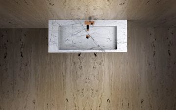 Iwo Jima washbasin by Maami Home - view 3