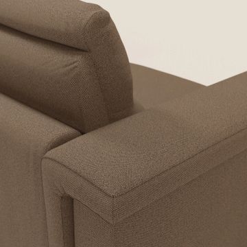 Magnolia sofa bed corner with peninsula storage - mattress H18 cm in fabric stain-resistant by Divani Store - view 8