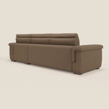 Magnolia sofa bed corner with peninsula storage - mattress H18 cm in fabric stain-resistant by Divani Store - view 5