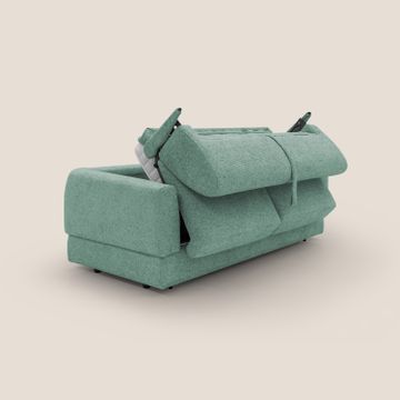 Happy sofa bed double with mattress h18 cm in fabric water-repellent by Divani Store - view 5