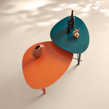 Cookie basso coffee table living-room in metal by Divani Store - view 3
