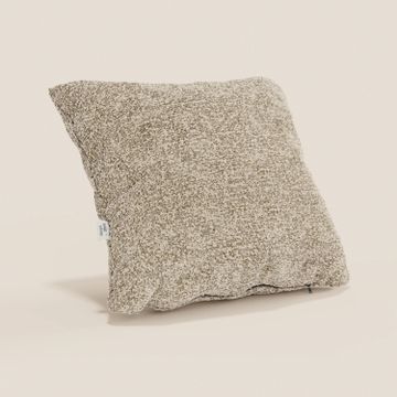 Magnolia cushion available in various colours made in pregiato bouclé mélange soft and strutturato T29. by Divani Store - view 3