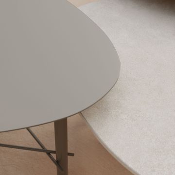 Cookie coffee table basso with piano in laminam terre di matera by Divani Store - view 4