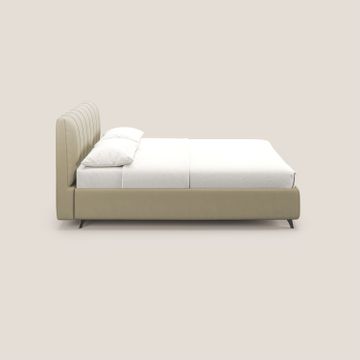 Bogart bed upholstered storage completamente removable-cover in microfibre stain-resistant by Divani Store - view 5