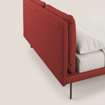 Giselle bed modern with cushions testata regolabili with tasche in microfibre water-repellent by Divani Store - view 6