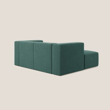 Nettuno sofa corner modular reversibile and modular in soft fabric bouclè by Divani Store - view 4