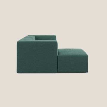 Nettuno sofa corner modular reversibile and modular in soft fabric bouclè by Divani Store - view 3