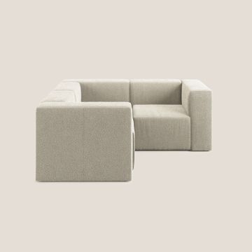 Nettuno sofa corner reversibile and modular modular in soft fabric bouclè by Divani Store - view 3