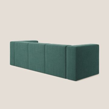 Nettuno sofa lineare modular a 3 seats modular in soft fabric bouclè by Divani Store - view 5