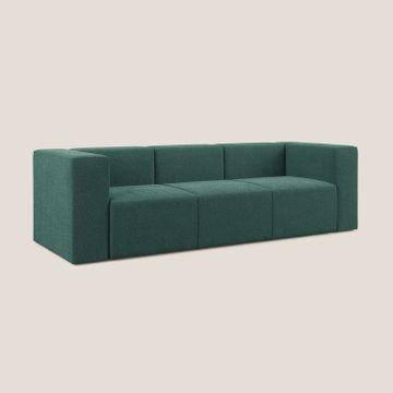 Nettuno sofa lineare modular a 3 seats modular in soft fabric bouclè by Divani Store - view 3
