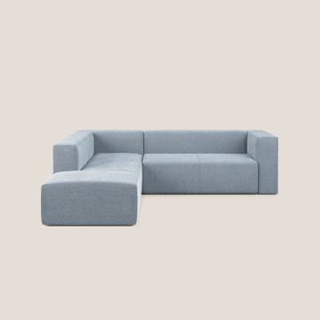 Nettuno sofa corner modular modular in soft fabric bouclè by Divani Store - view 8